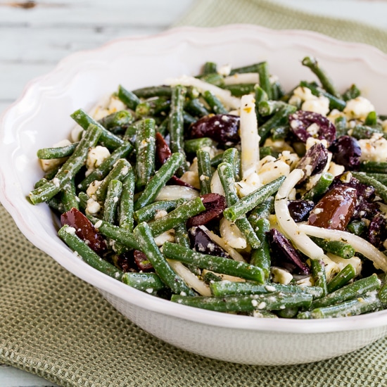 Green Bean Salad with Greek Olives and Feta Cheese square thumbnail photo