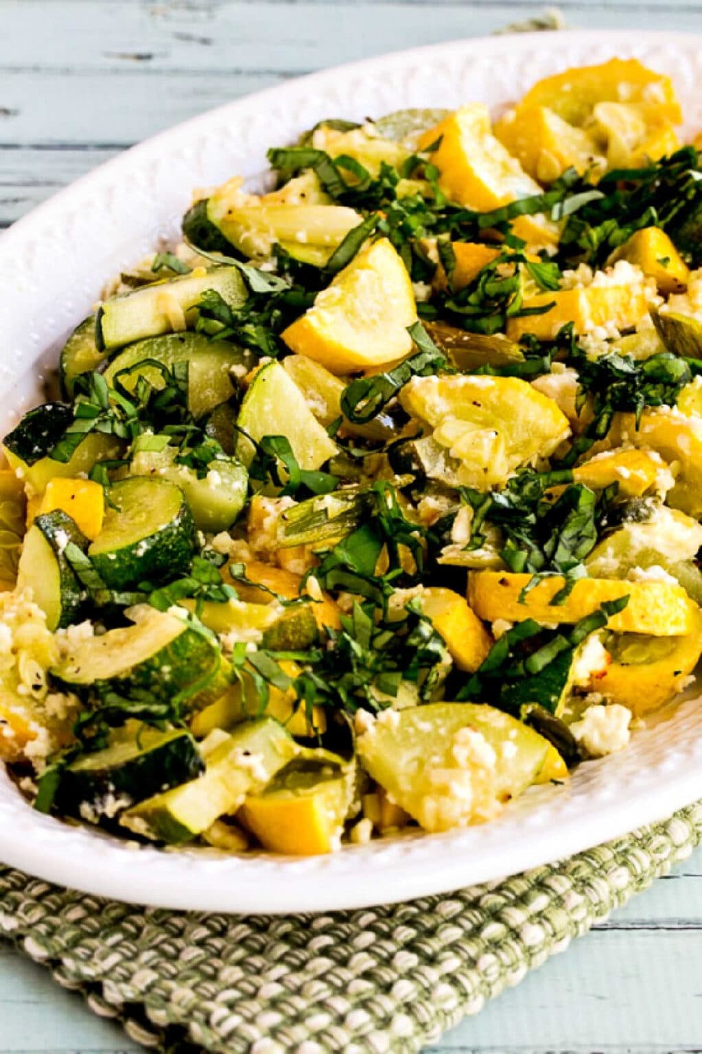 Summer Squash with Feta and Basil Kalyn's Kitchen