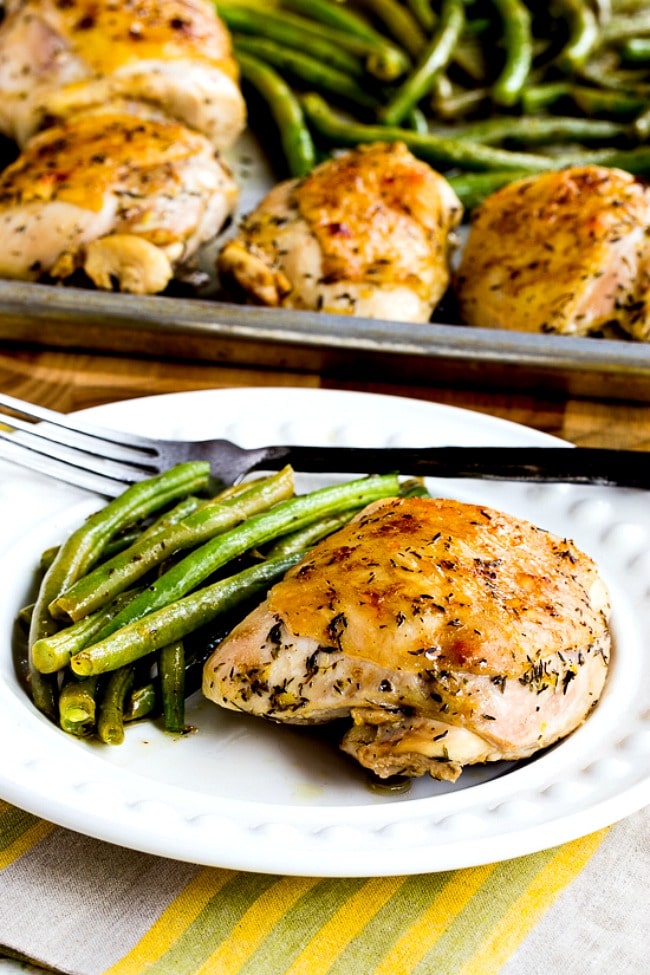 Chicken and Green Beans Sheet Pan Meal – Kalyn’s Kitchen