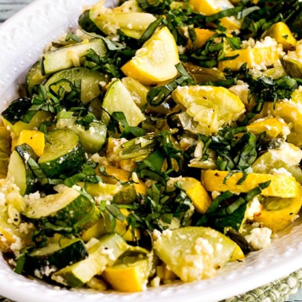 Summer Squash with Feta and Basil – Kalyn's Kitchen