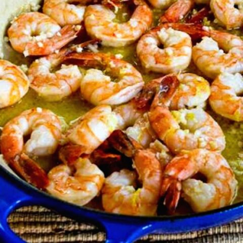 Low-Carb Shrimp Dinner Recipes found on KalynsKitchen.com