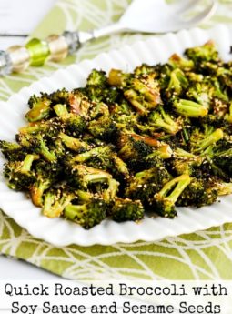 Quick Roasted Broccoli with Soy Sauce and Sesame Seeds (Video)