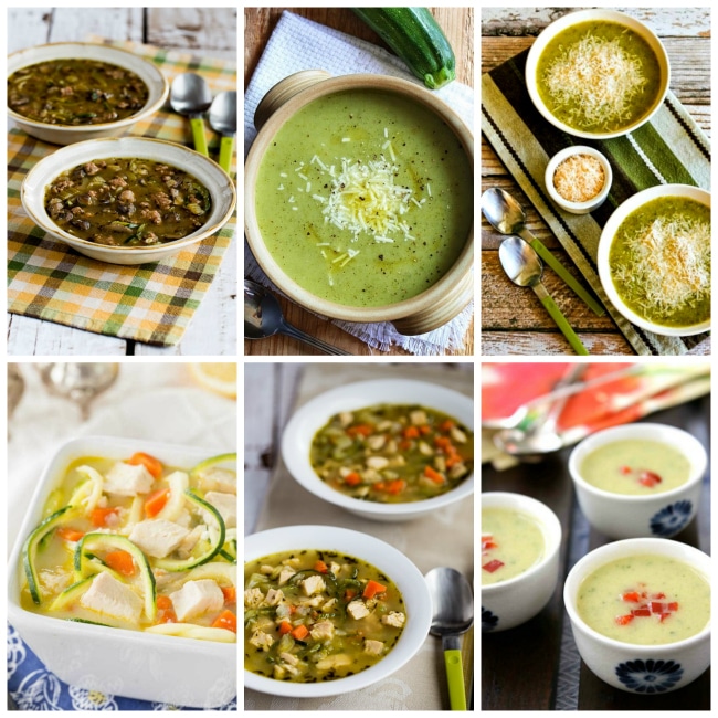 Six Spectacular Low-Carb Soups with Zucchini