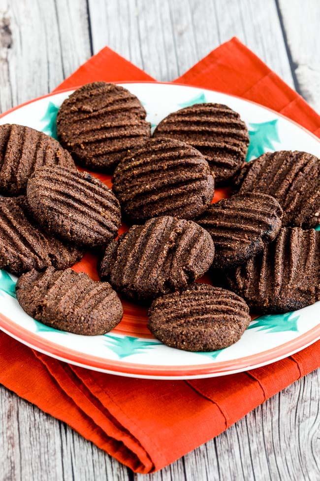 Flourless Sugar Free Chocolate Shortbread Cookies Video Kalyn S Kitchen