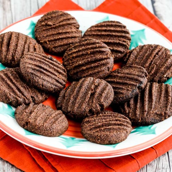 Flourless Sugar-Free Chocolate Shortbread Cookies thumbnail photo