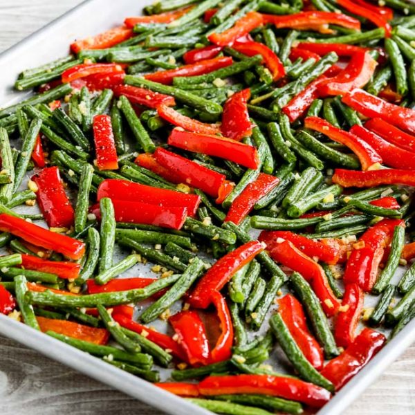 Roasted Green Beans and Red Peppers Kalyn's Kitchen