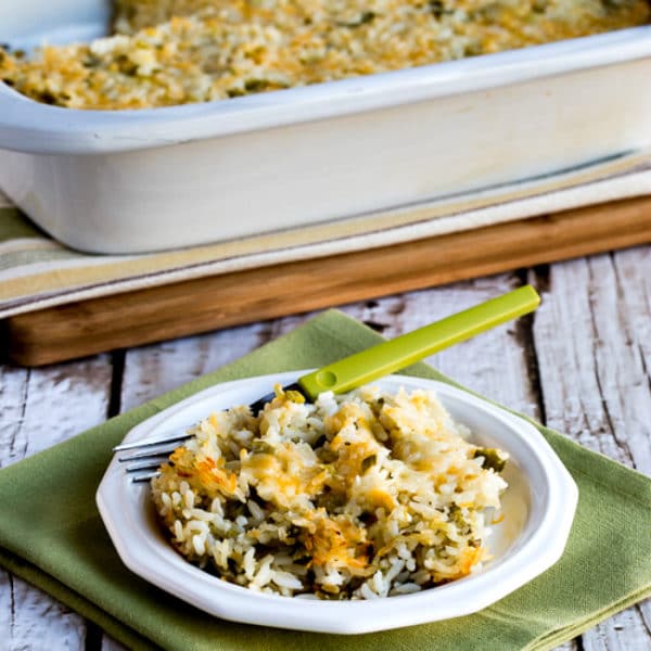 Slow Cooker Rice Casserole with Green Chiles and Cheese Kalyn's Kitchen