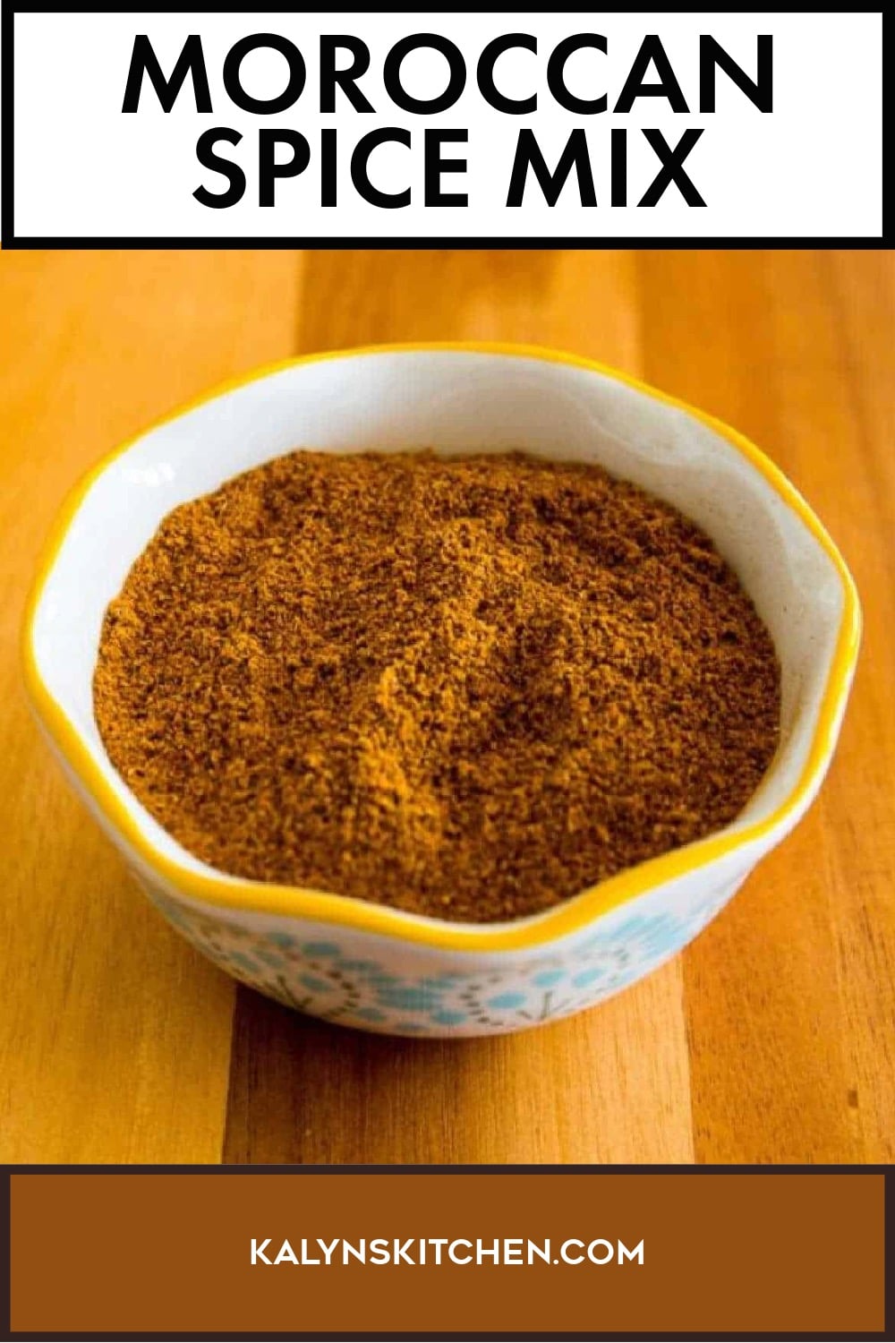 Pinterest image of Moroccan Spice Mix