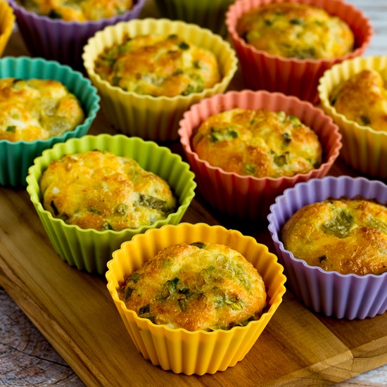Low-Carb Green Chile and Cheese Egg Muffins thumbnail photo