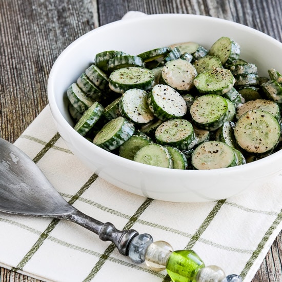 Cucumber Salad With Balsamic Dressing Kalyns Kitchen