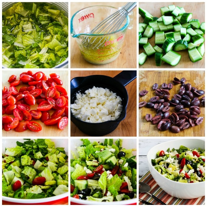 American Greek Salad with Lettuce – Kalyn's Kitchen