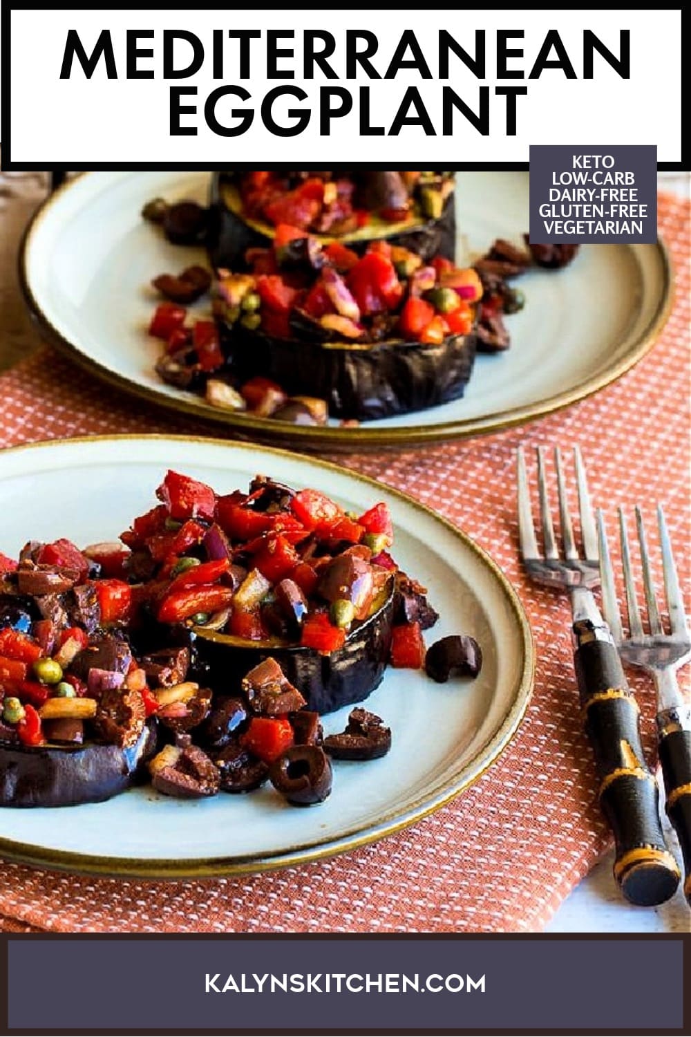 Pinterest image of Mediterranean Eggplant