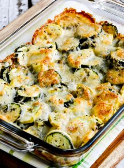 Low-Carb Easy Cheesy Zucchini Bake (Video)