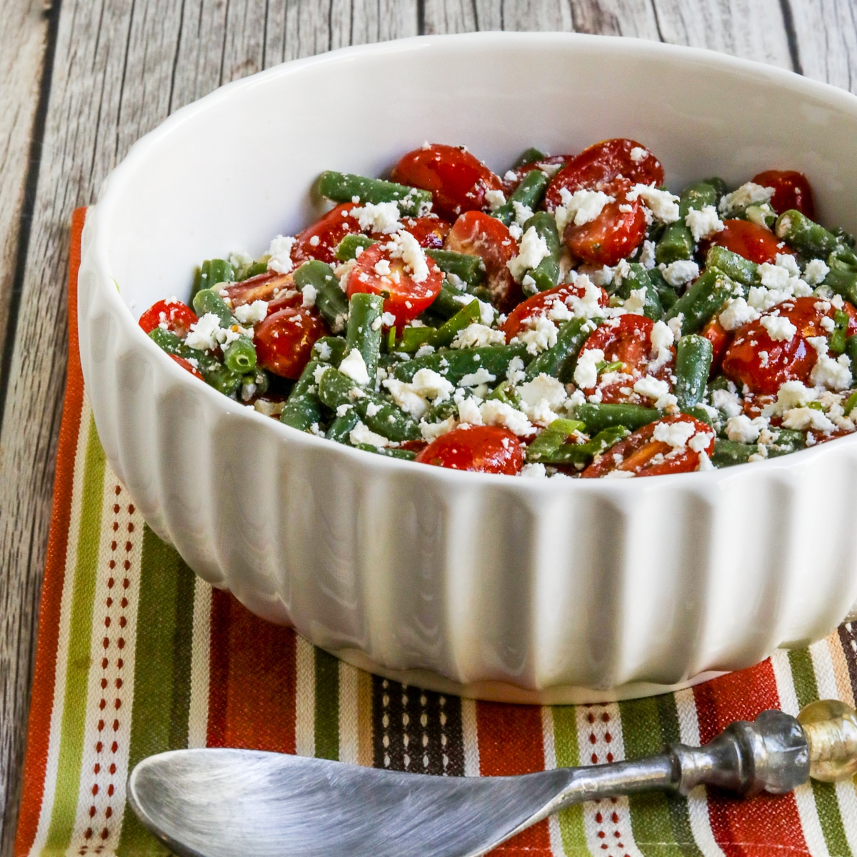 Green Bean Tomato Feta Salad