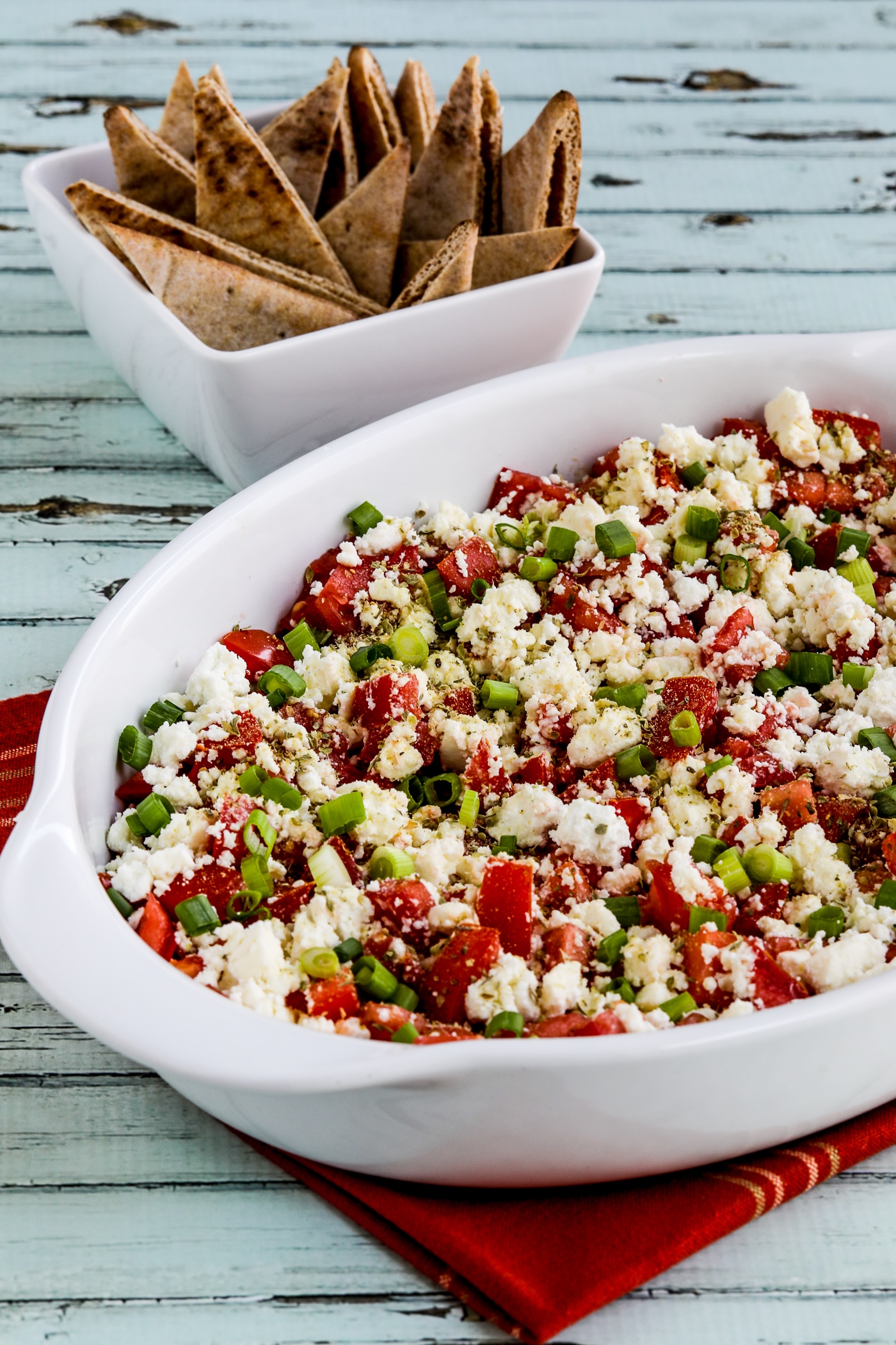 Greek Dip with Tomatoes and Feta Kalyn's Kitchen