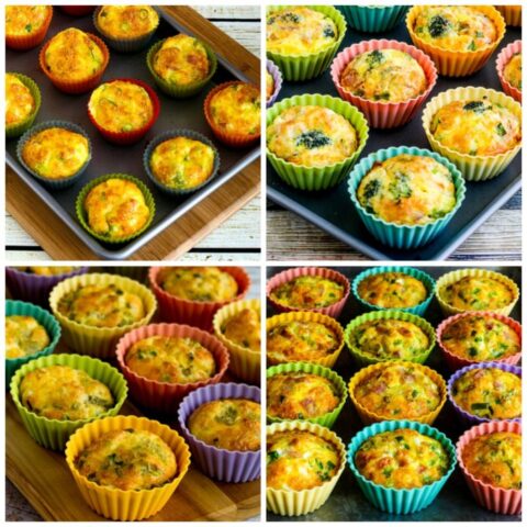 Low-Carb and Keto Egg Muffins (Master Recipe) photo collage