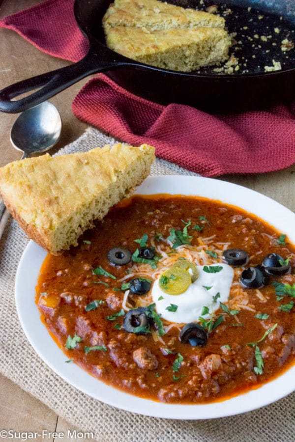 10 AMAZING Low-Carb Chili Recipes found on KalynsKitchen.com