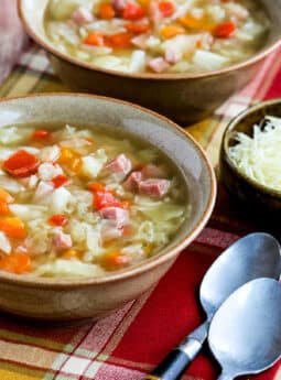 Instant Pot Ham and Cabbage Soup
