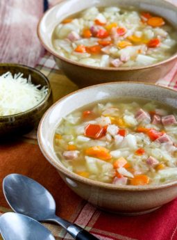 Instant Pot Ham and Cabbage Soup