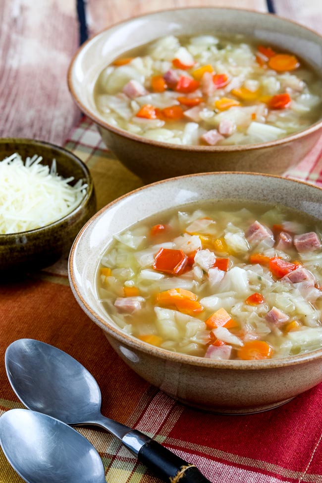 Instant Pot Ham and Cabbage Soup