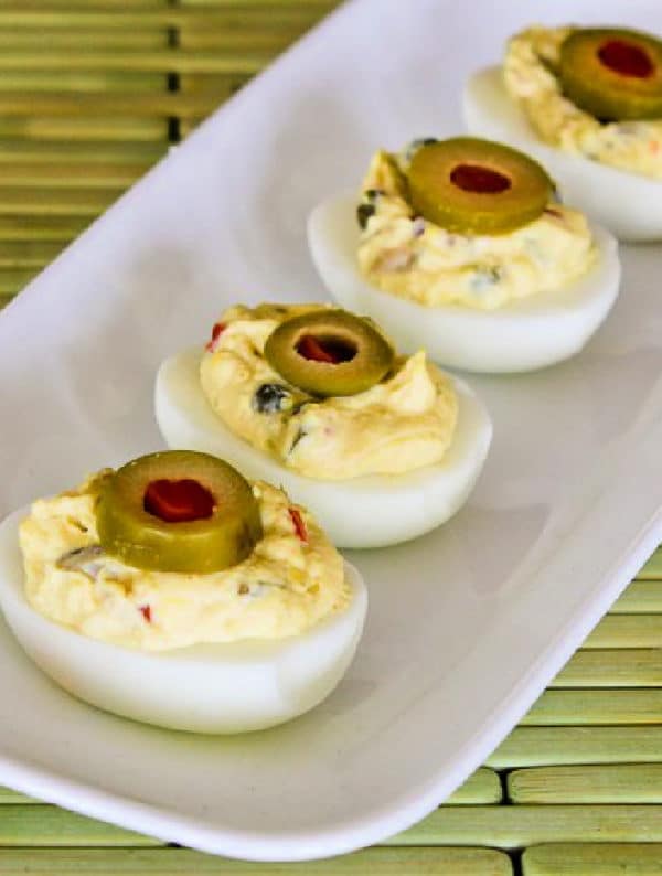 Deviled Eggs with Green Olives Kalyn's Kitchen