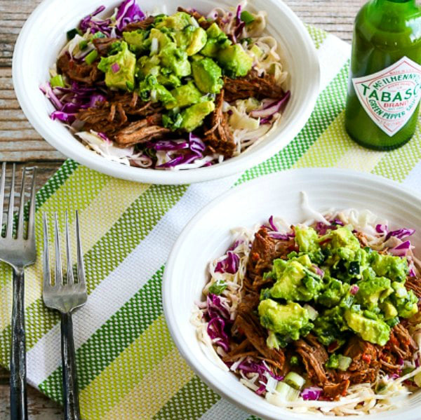 Low-Carb Green Chile Shredded Beef Cabbage Bowl thumbnail