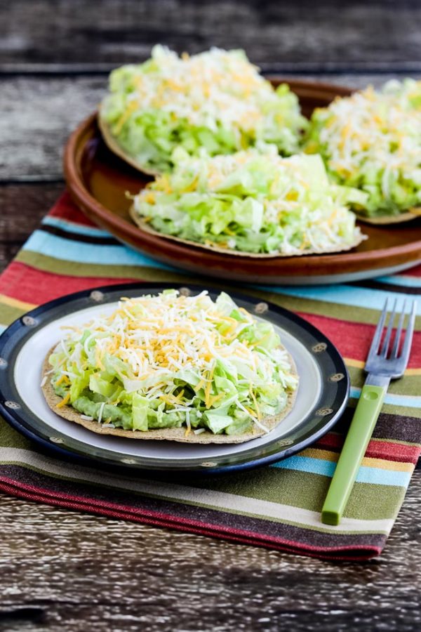 Easy LowCarb Guacamole Tostadas Kalyn's Kitchen