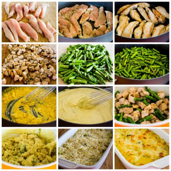 Chicken and Asparagus Bake with Creamy Curry Sauce Kalyn's Kitchen