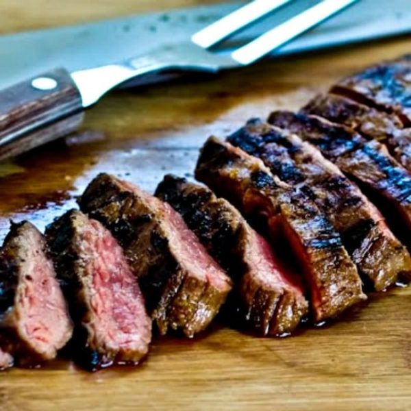 Amazing Recipes for Low-Carb and Keto Beef Steak on the Grill found on KalynsKitchen.com