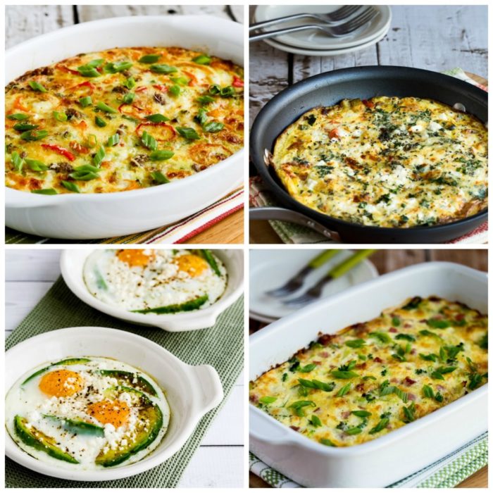 Twenty Favorite Low-Carb Breakfast Recipes top photo collage