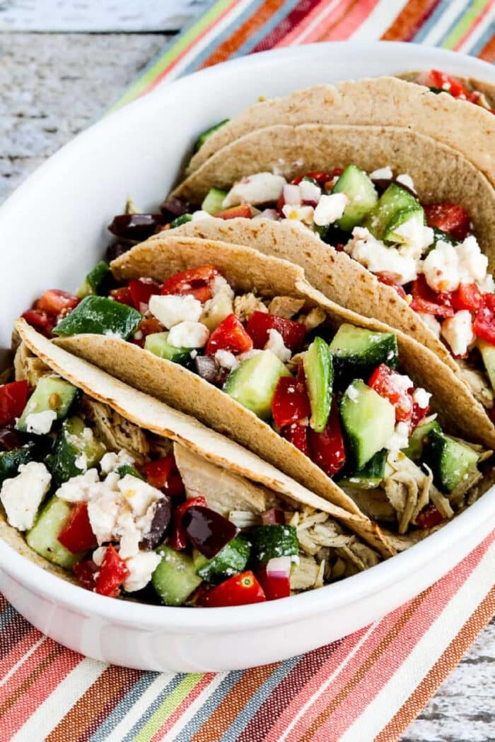 Instant Pot Greek Chicken Tacos Kalyn's Kitchen