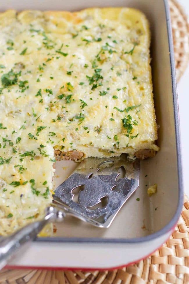 Low-Carb and Keto Breakfast Casseroles Your Family Will Love! found on KalynsKitchen.com