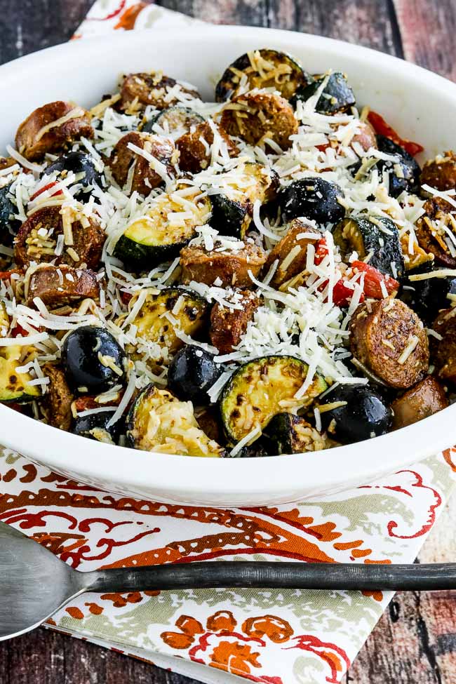 No-Pasta Salad with Zucchini and Italian Sausage (Video) – Kalyn's Kitchen