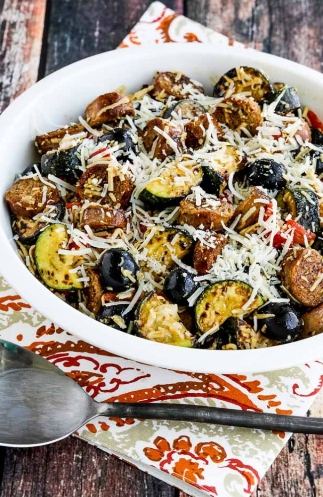 No-Pasta Salad with Zucchini and Italian Sausage (Video)