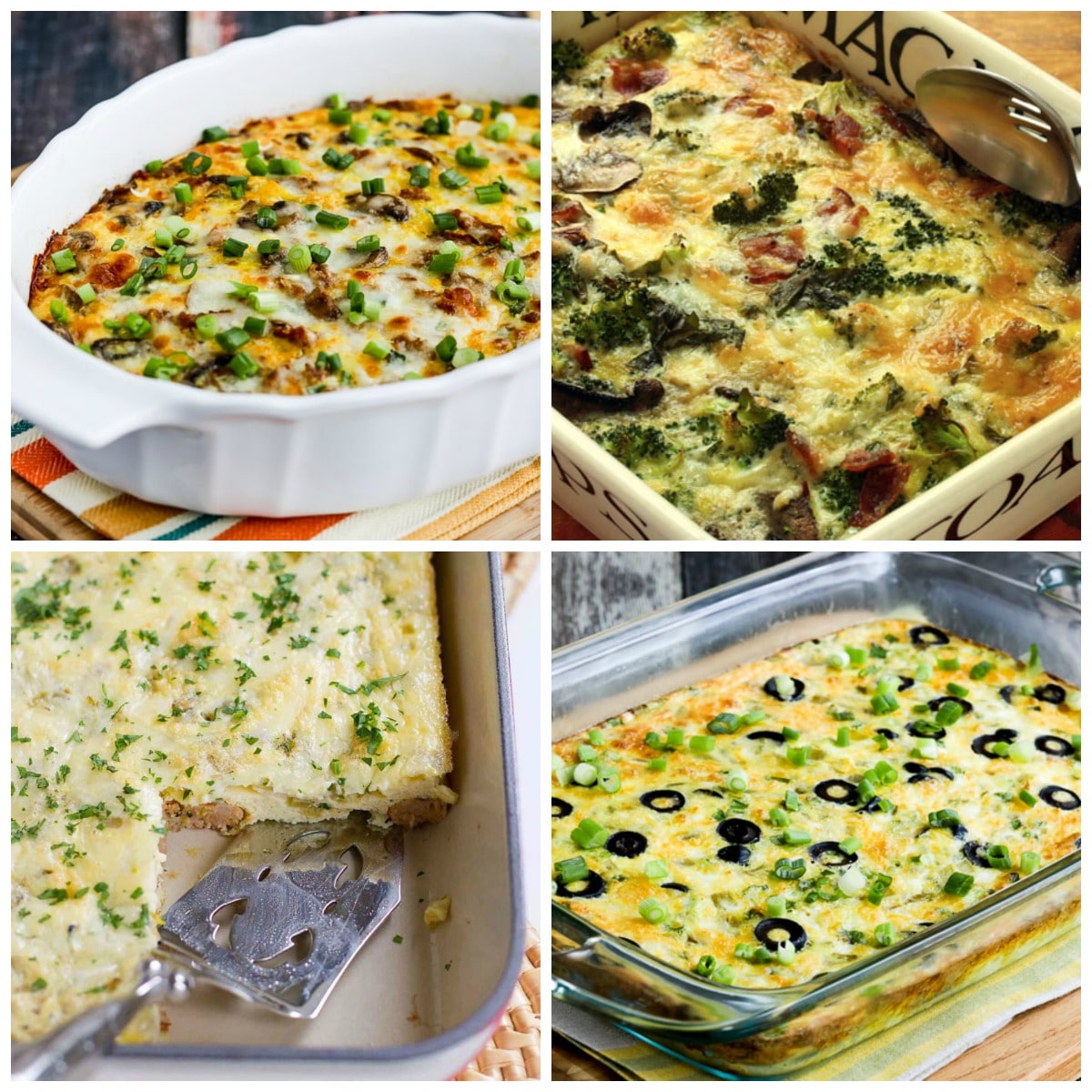 Low-Carb and Keto Breakfast Casseroles Your Family Will Love collage photo
