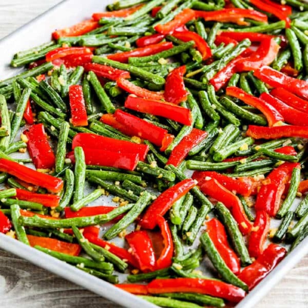 Roasted Green Beans and Red Peppers Kalyn's Kitchen