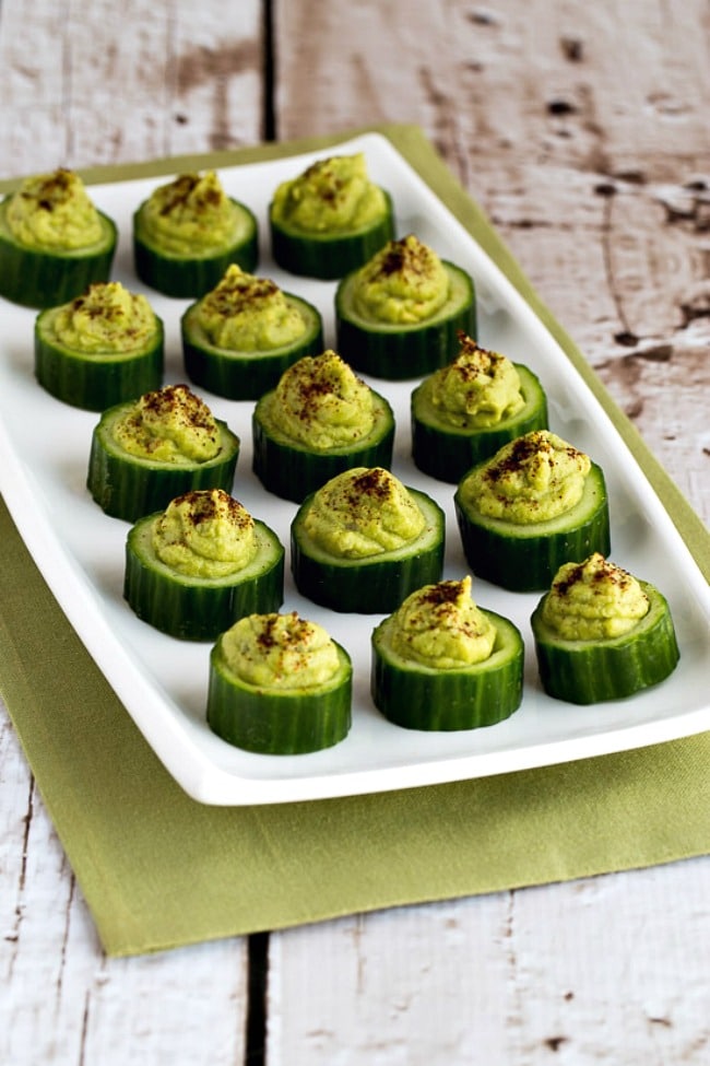 Cucumber Guacamole Appetizer Bites - Recipe OCean