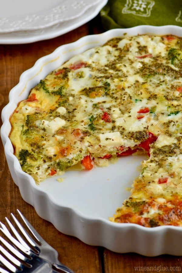 skinless vegetable quiche