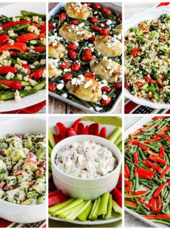 My Favorite Low-Carb Red-and-Green Holiday Recipes top collage