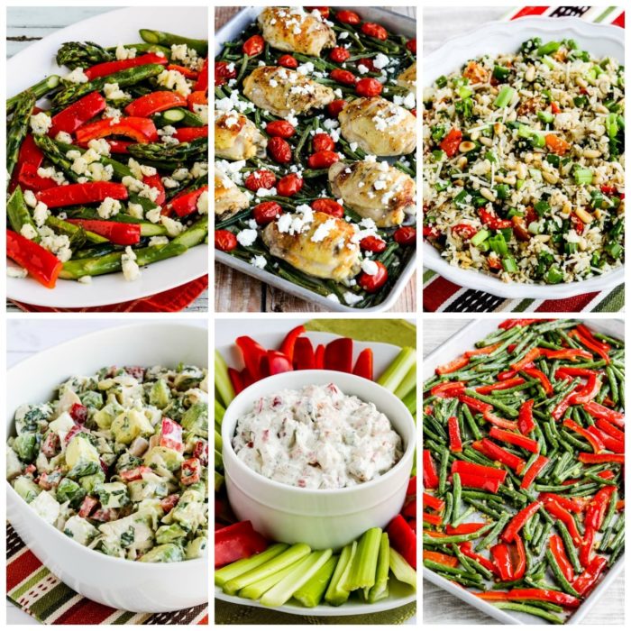 My Favorite Low-Carb Red-and-Green Holiday Recipes top collage
