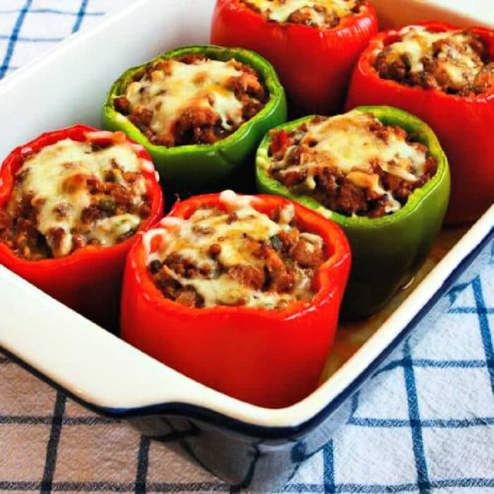 Stuffed Peppers with Italian Sausage and Ground Beef Kalyn's Kitchen
