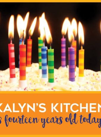 Kalyn's Kitchen Turns 14 Years Old