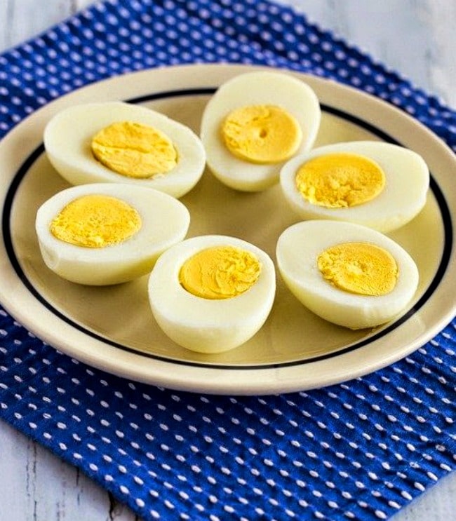 Three Foolproof Methods for Perfect Hard-Boiled Eggs cooked eggs on plate