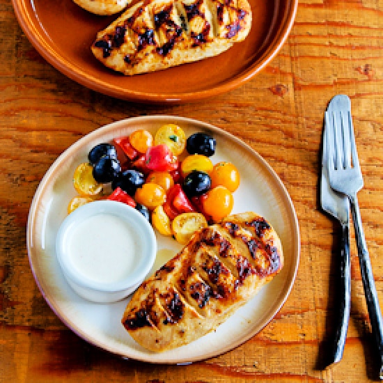 Grilled Chicken with White Barbecue Sauce