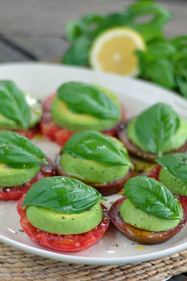 Avocado Caprese Salad from Cook Eat Well