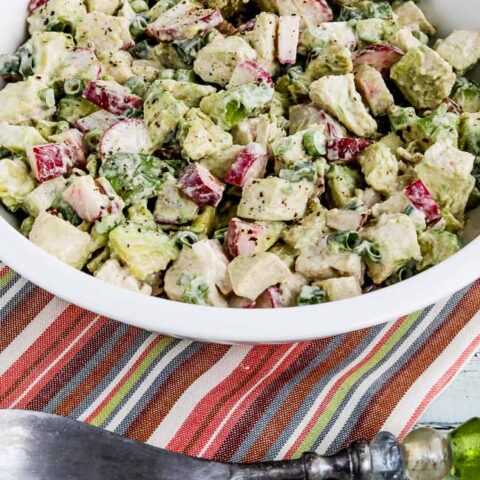 Low-Carb Chicken Salad with Avocado, Radishes, and Lime