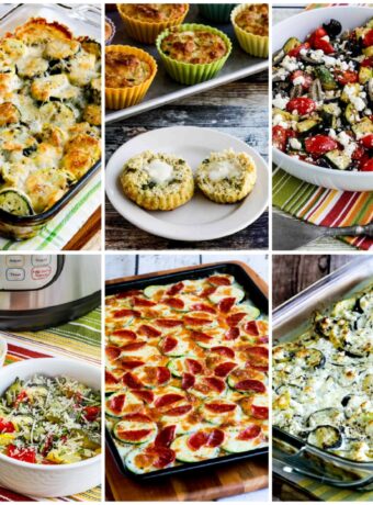 50 Amazing Zucchini Recipes collage photo of featured recipes