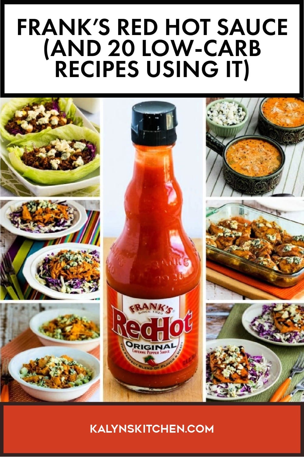Pinterest image of Frank's Red Hot Sauce Recipes