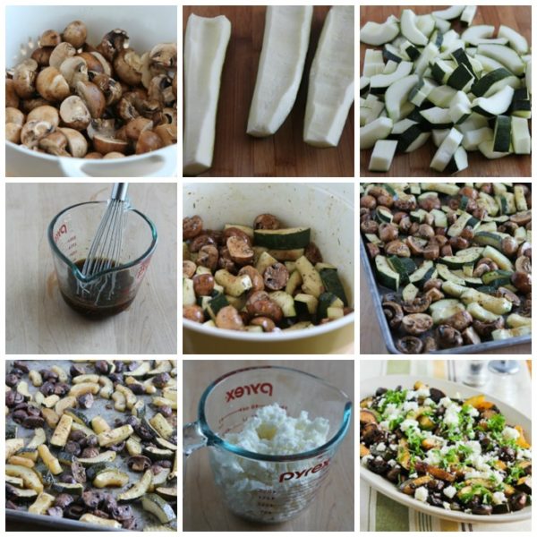 Roasted Zucchini and Mushrooms with Feta Kalyn's Kitchen