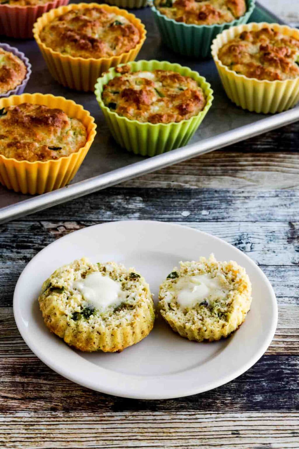 Flourless Savory Zucchini Muffins with Feta (Video) – Kalyn's Kitchen
